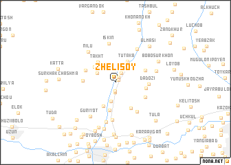 map of Zhelisoy
