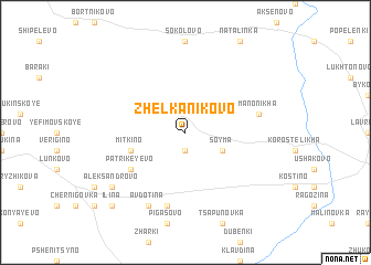 map of Zhelkanikovo