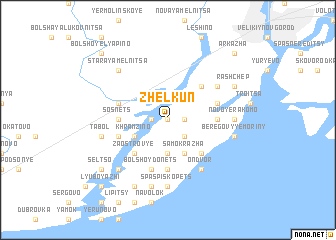 map of Zhelkun