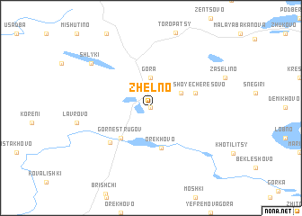 map of Zhel\