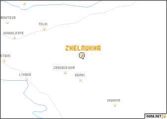 map of Zhelnukha