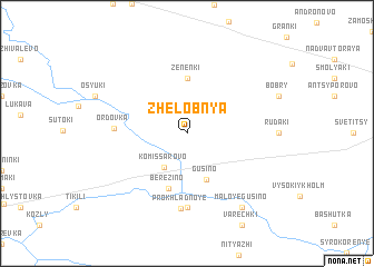 map of Zhelobnya