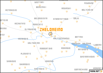 map of Zhelomeino