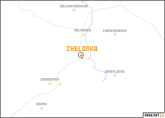 map of Zhelonka