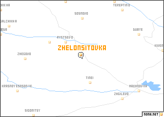 map of Zhelonʼ-Sitovka