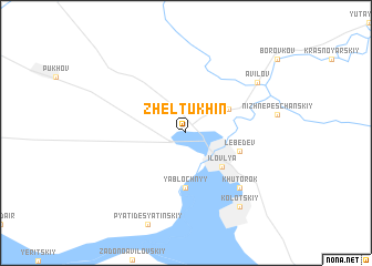 map of Zheltukhin