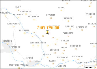 map of Zheltykino