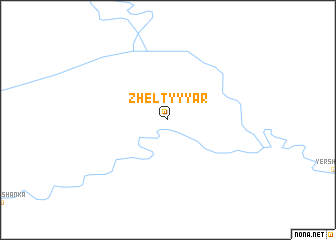 map of Zhëltyy Yar