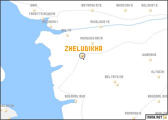 map of Zheludikha