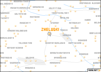 map of Zheludki