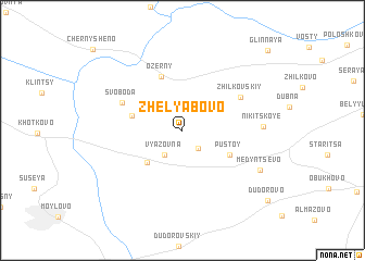 map of Zhelyabovo