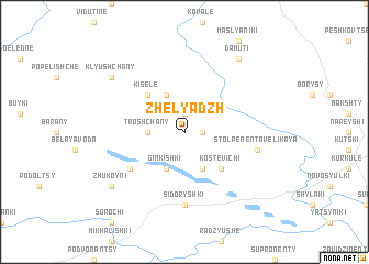 map of Zhelyadzh