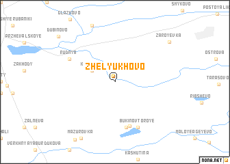 map of Zhelyukhovo