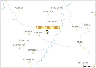map of Zhemchugova