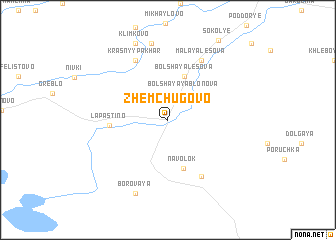 map of Zhemchugovo