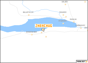 map of Zhemchug