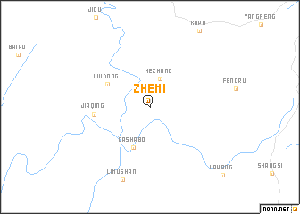map of Zhemi