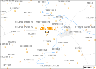 map of Zhëmovo