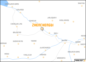 map of Zhenchengdi