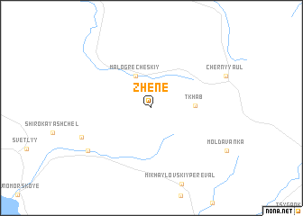 map of Zhene