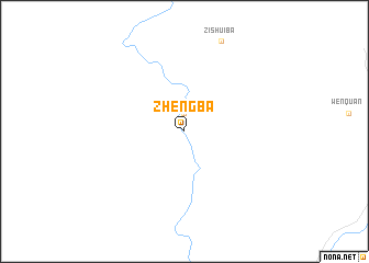 map of Zhengba