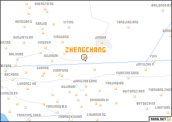 map of Zhengchang