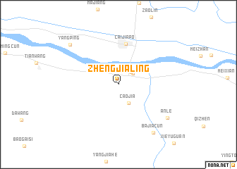 map of Zhengjialing