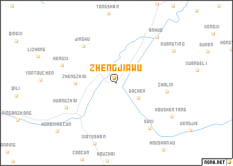 map of Zhengjiawu