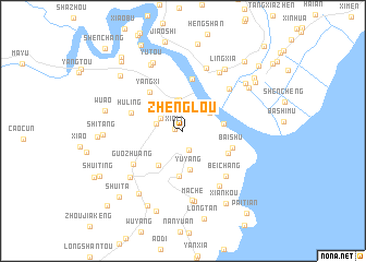 map of Zhenglou