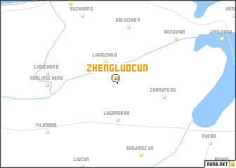 map of Zhengluocun