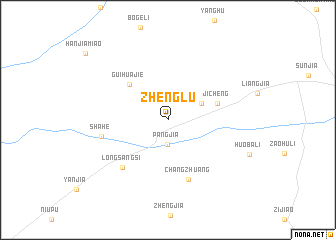 map of Zhenglu