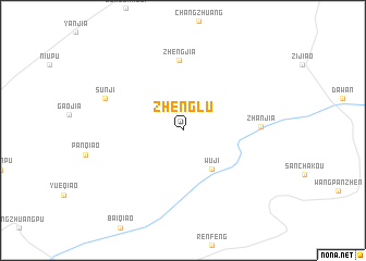 map of Zhenglu