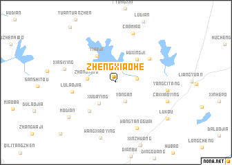 map of Zhengxiaohe