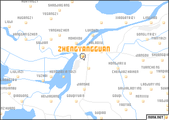 map of Zhengyangguan