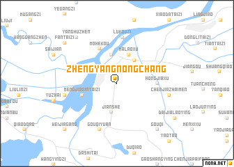 map of Zhengyangnongchang