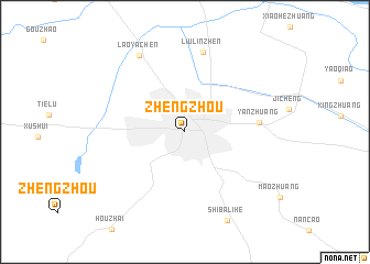 map of Zhengzhou