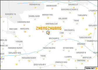 map of Zhengzhuang