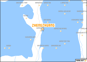 map of Zhengzhuang
