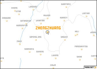 map of Zhengzhuang