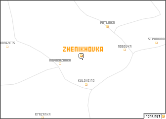 map of Zhenikhovka