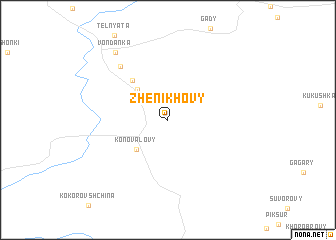 map of Zhenikhovy