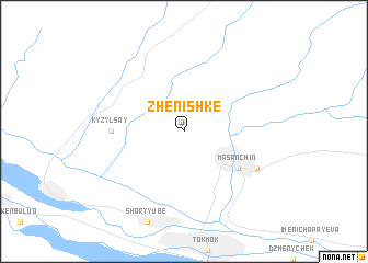 map of Zhenishke