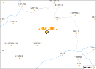 map of Zhenjiang