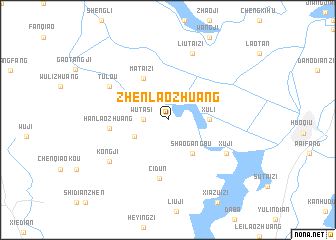 map of Zhenlaozhuang