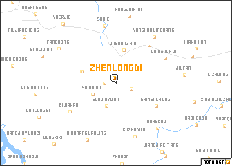map of Zhenlongdi