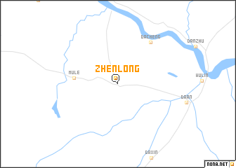 map of Zhenlong