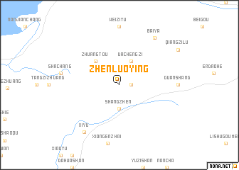map of Zhenluoying