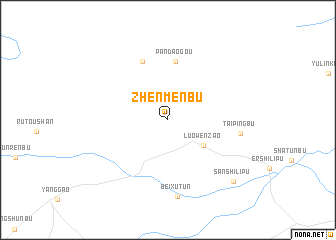 map of Zhenmenbu