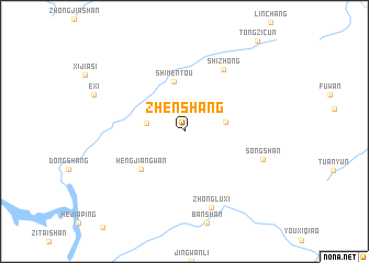map of Zhenshang