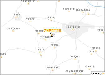 map of Zhentou